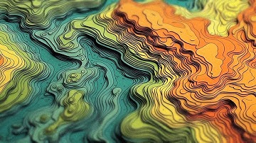 Re-creating Trippy AI-Generated Terrain Contours