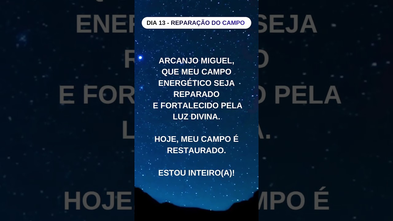 Comente para ativar! ✨️ #21dias #arcanjomiguel #grupodeoração #dia13