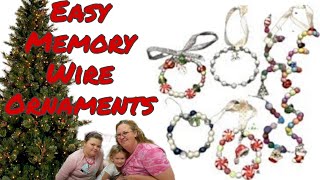 Making Easy Memory Wire Ornaments | HS Designs Now
