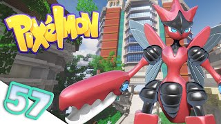 How to Train your Mega Scizor | Pixelmon: Pokecentral | Episode 57