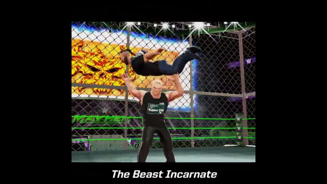 Brock lesnar| F5| Finisher| WWE Mayhem| 