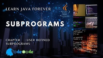 What is a Subprograms in Java | What is a method in Java
