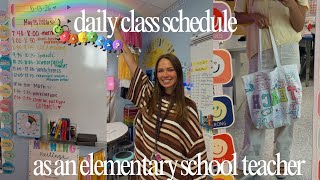 From Bell to Dismissal: My Daily Schedule in Elementary School 📓✨🤍🖍️