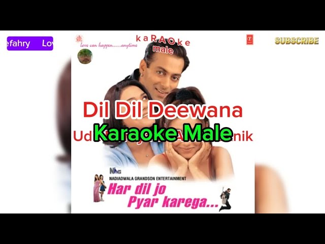 Karaoke Male | Dil Dil Deewana | Har Dil Jo Pyar Karega | Udit Narayan, Alka Yagnik |