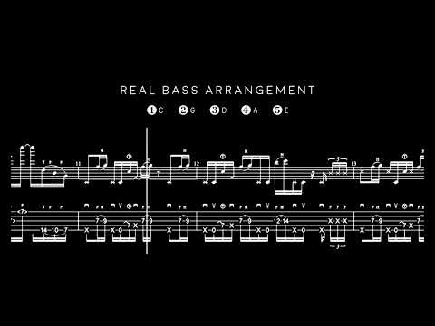 【MEMBERS ONLY】Hardest Guitar Riffs on Bass : Real【TAB】