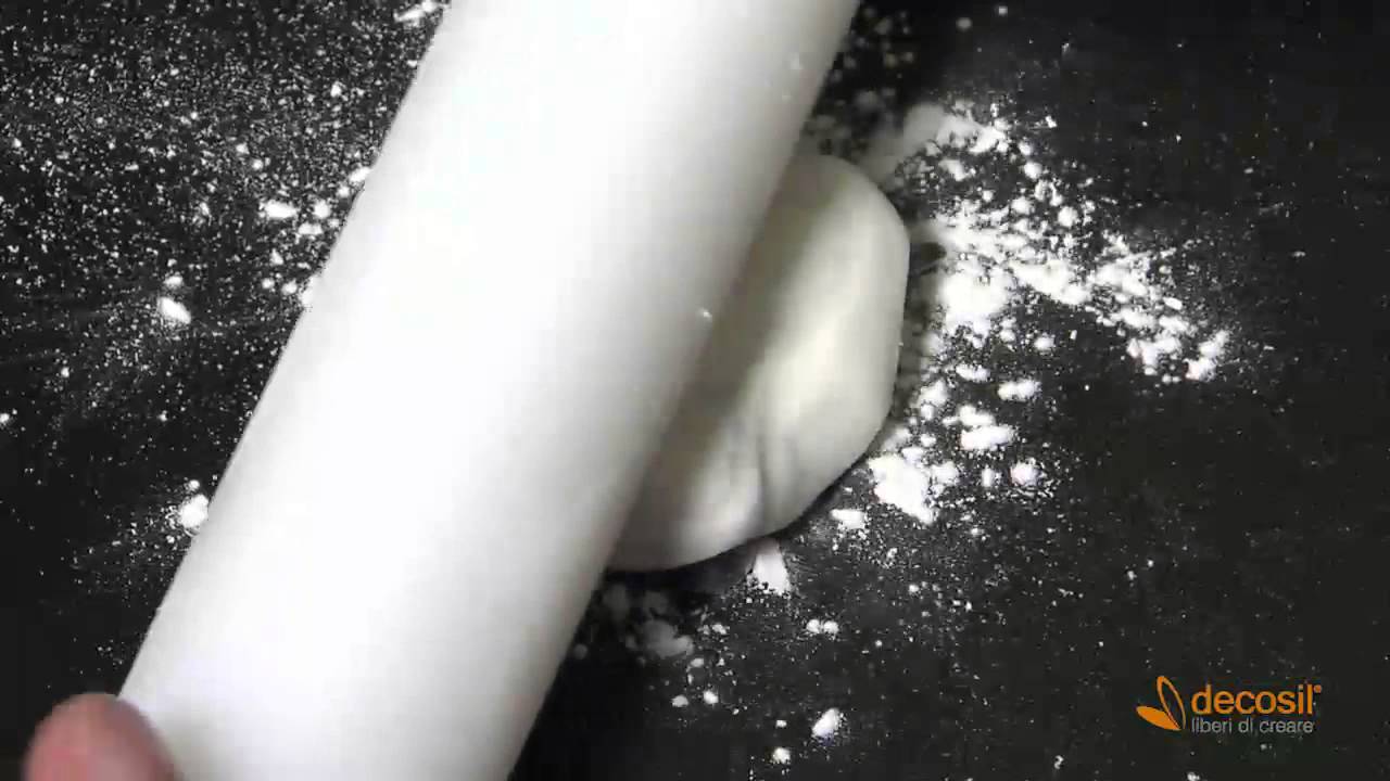 Stampo decoro roselline per masse di zucchero da modellaggio www.decosil.it