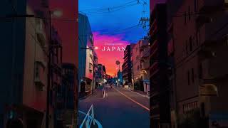 Chasing sunsets through the streets of Japan 🌅🇯🇵✨