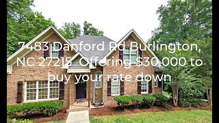 7483 Danford Rd Burlington, NC 27215 House for Sale on Lake MackIntosh Offered at $945,000 7483 Danford Rd Burlington, NC 27215 House for Sale on Lake MackIntosh Offered at $945,000