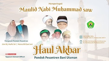 🔴 [LIVE] PHBI DI PONPES BANI UTSMAN KP PANIMBANG PANDEGLANG || JUMAT 17 OKTOBER 2025