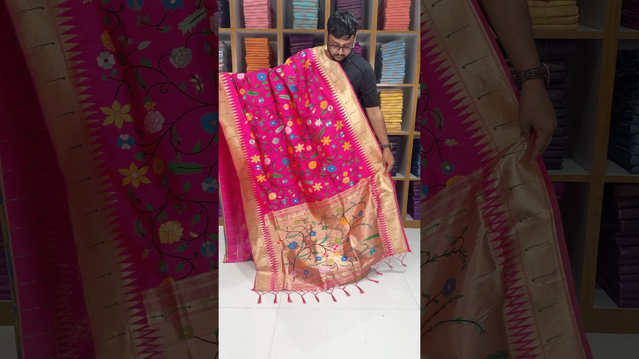 Janhvi Kapoor–Inspired Kanchivaram Paithani Silk Saree
