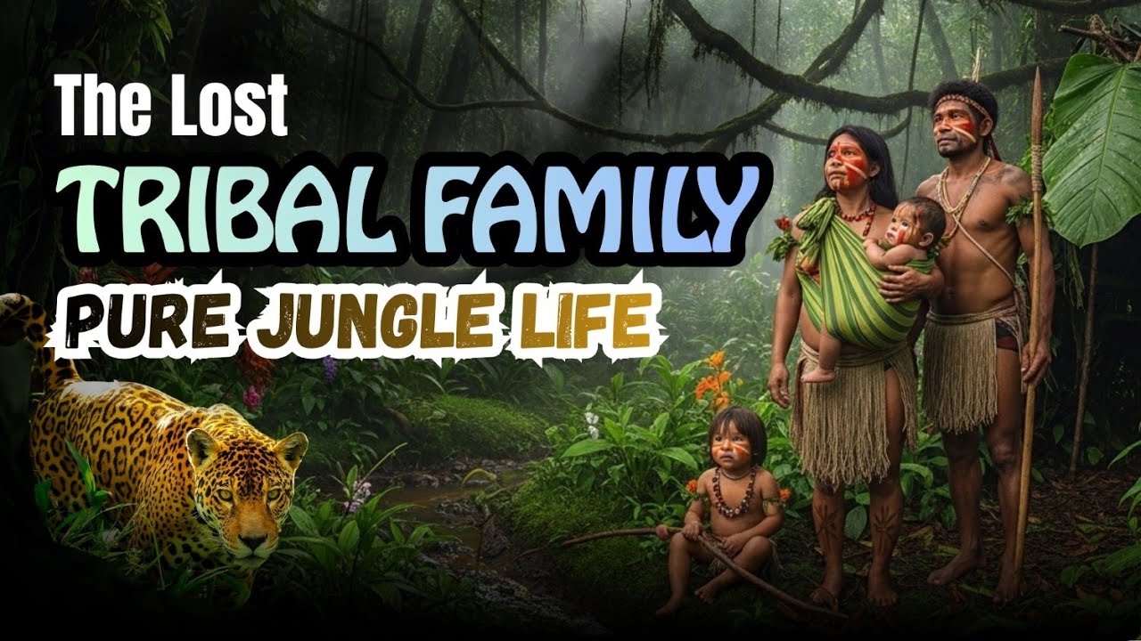 The Lost Tribal Family – Life Deep in the Untouched Jungle | WildSoul 8K
