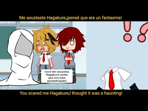 oh...it's Hagakure||Bnha ft:Denki,Kirishima and Hagakure