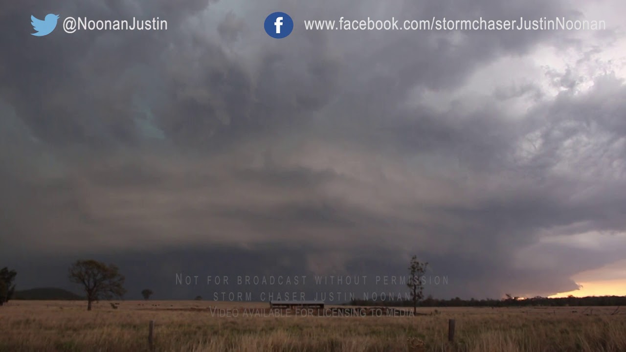 Spectacular Australian HP Supercell, 22nd November 2015