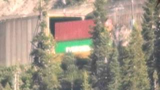 UP stack train entering shed 47 Wealth