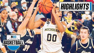 Akron at Michigan | Big Ten Women's Basketball | Highlights | Dec. 5, 2021