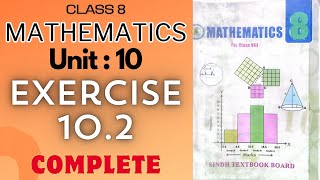Exercise 10.2 Unit 10 Class 8 Mathematics Sindh textbook | @UsamaSiddiqOfficial