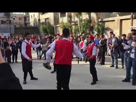 حمص فرقة الفادي لإحياء التراث لعبة سيف وترث