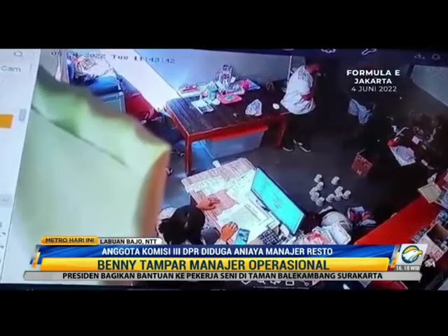 Politisi Demokrat Benny Harman Diduga Aniaya Manager Resto di Labuan Bajo