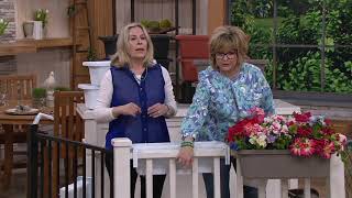 Set of 2 Large Adjustable Deck & Railing Planters on QVC