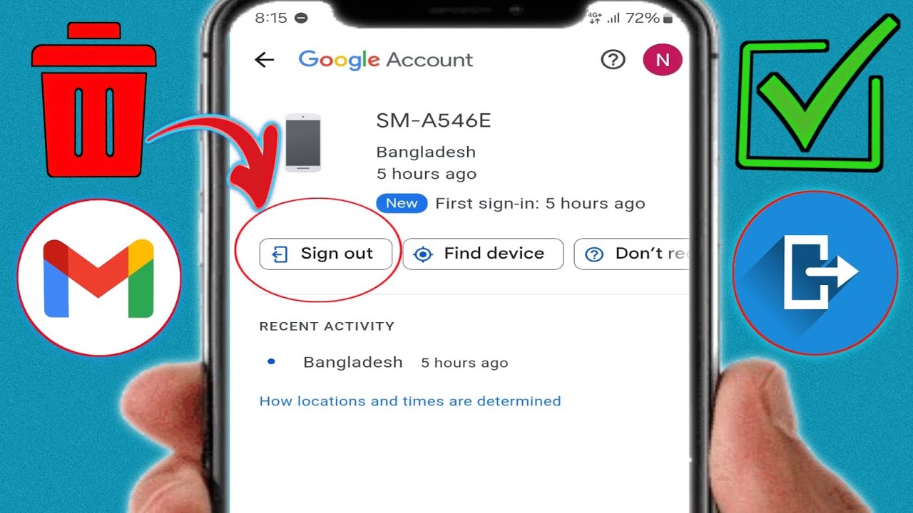Comment supprimer un compte Google d'un autre appareil (2025