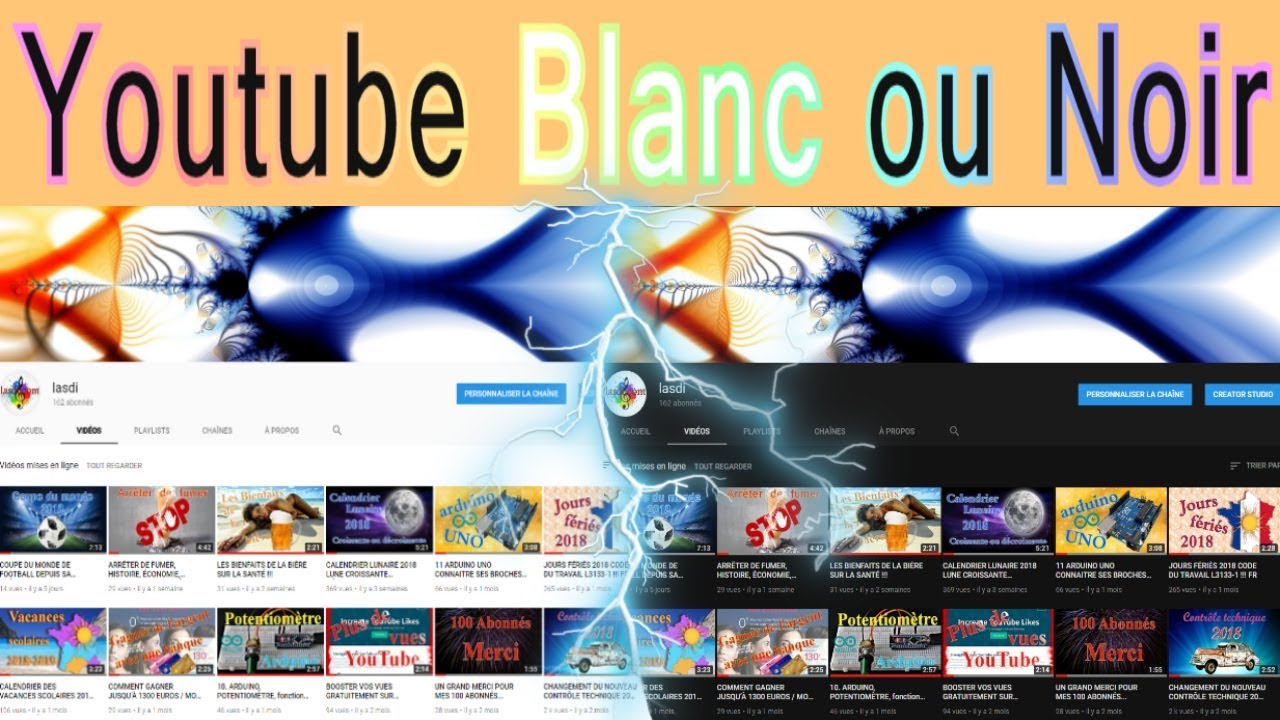 Comment Faire Pour Avoir Youtube En Noir