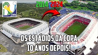 Como estão os ESTÁDIOS da COPA de 2014 em 2024? Veja AQUI o LEGADO!