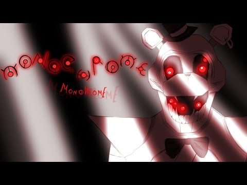 Gacha life )FNAF 9's( reaction to "MONOCHROME REBOOT" //GYHER//