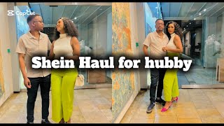 Shein Haul for Hubby ❤️