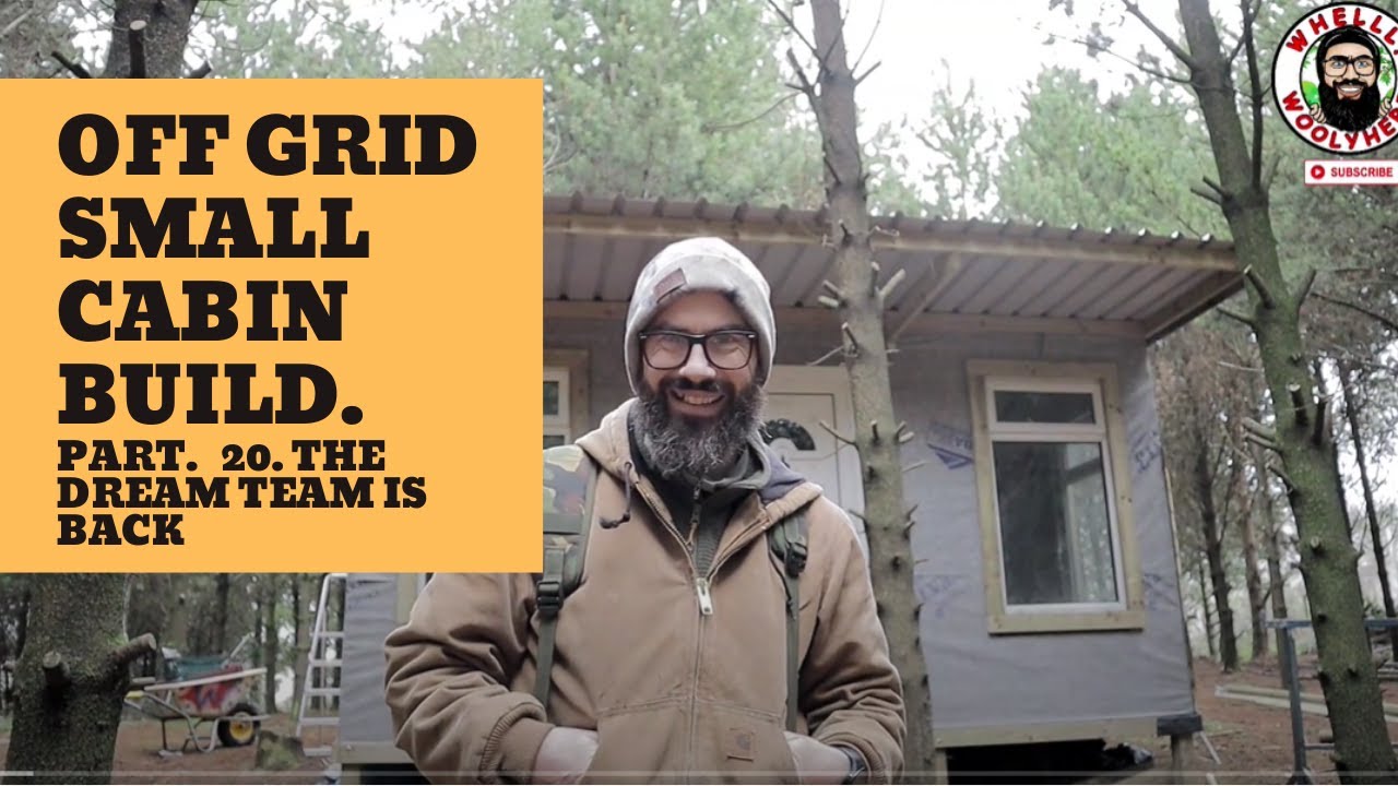 Off Grid Small Cabin Build Pt 20. The Dream Team Is Back - YouTube