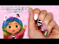 Faça unhas miauravilhosas inspiradas na Gabby | Tutorial de unhas decoradas | A CASA MÁGICA DA GABBY