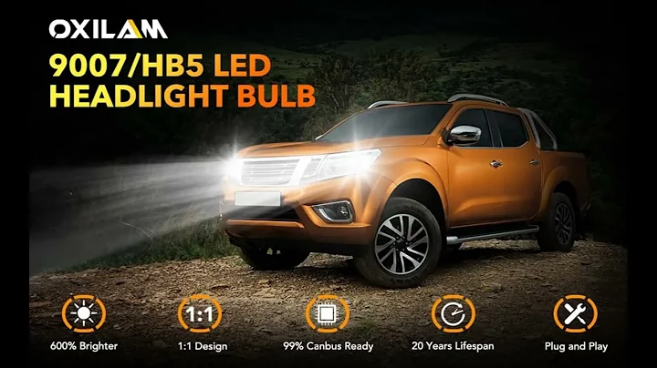 OXILAM 2024 Newest 9007 HB5 LED Headlight Bulb