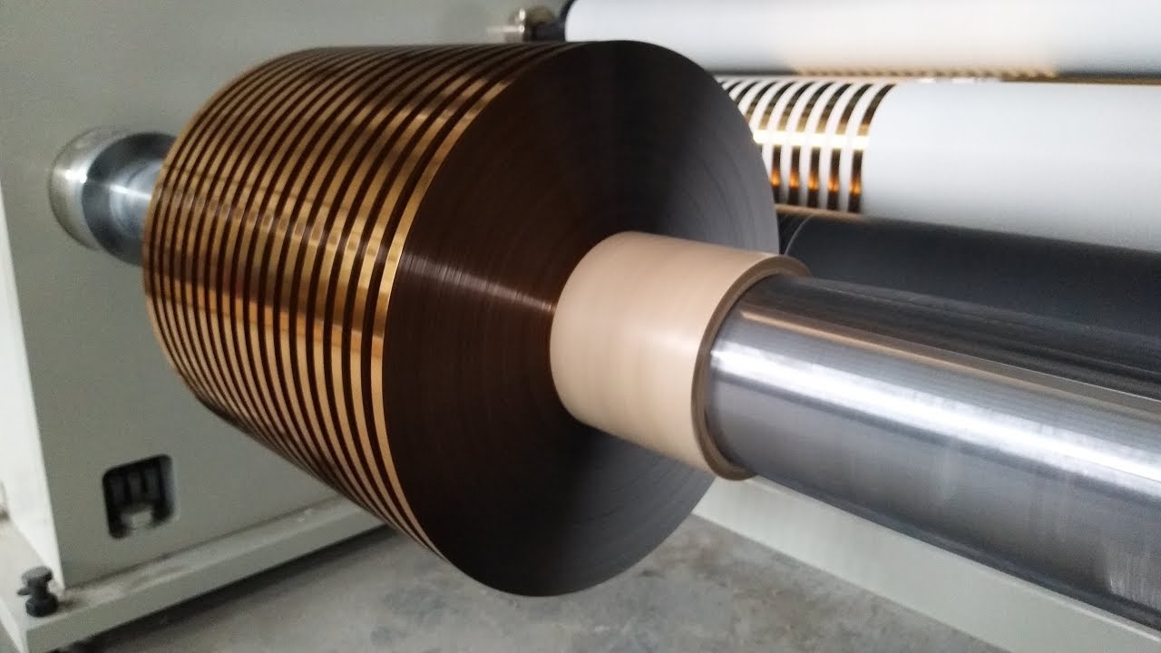 HS800 hot stamping foil slitting machine cuts 7mm foil rolls with 4000