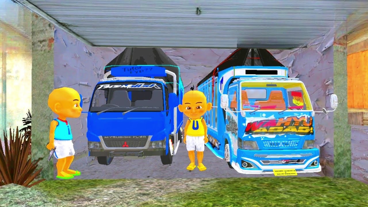 Upin dan Ipin Antar Pesanan Naik Truk Oleng Herexss 😭🤣 upinstori