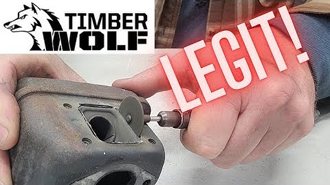 A Proper Muffler Mod Echo 590 Timberwolf