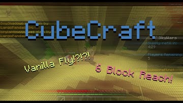 Vanilla Flying On CubeCraft | Hacking On CubeCraft | Vector Client