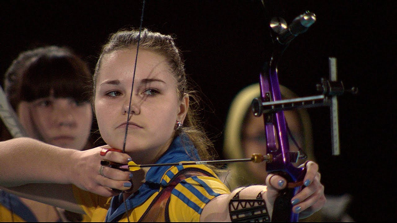 Italy v Ukraine – recurve junior women's team gold | Nimes 2014 World Indoor Championships
