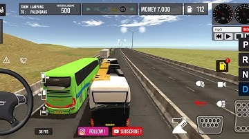 IBDB Bus simulator | IBDB Bus lintas sumatera | Gameplay walkthrough Android, iOS #bussimulator