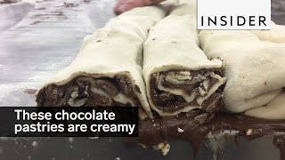 This bakery in Israel makes giant creamy chocolate pastries