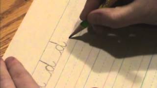 Cursive Lesson 17 - Letter d
