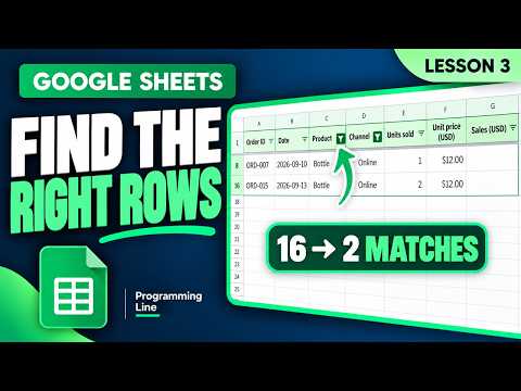 Google Sheets: Sort and Filter Without Mixing Up Your Data