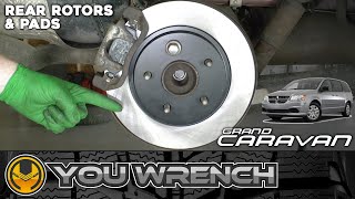 How to Change REAR Brake Rotors (Discs) and Pads (Complete Guide) - DODGE GRAND CARAVAN 2008-2021