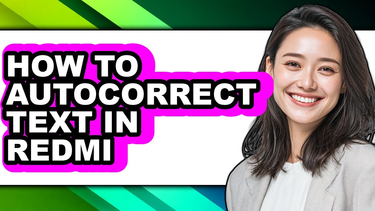 How to Autocorrect Text in Redmi (easy Method)