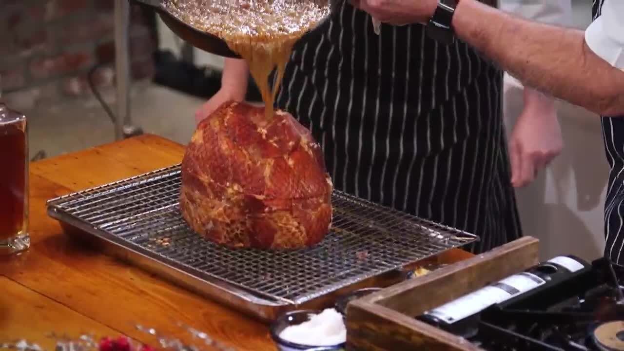 Holiday Orange, Bourbon and Rum Glazed Ham YouTube