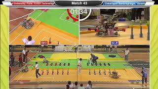 ABU Robocon 2024 India: COEP, Pune vs GECA, Aurangabad [League Match 43]