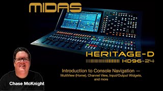 Midas Heritage-D HD96: Navigating Multi View and more Midas Hd96 Overview Pt 1 Startup And Navigation