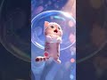 This Kitten Playing With Light Bubble Is Too Cute 🥹✨ #visualasmr#cinematicasmr #ytshorts #aishorts