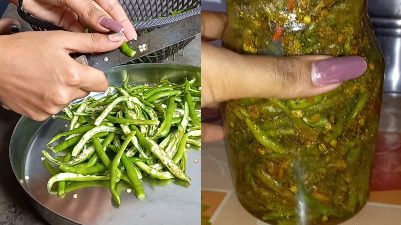 मिर्च का अचार || Made by Me ❤️👈