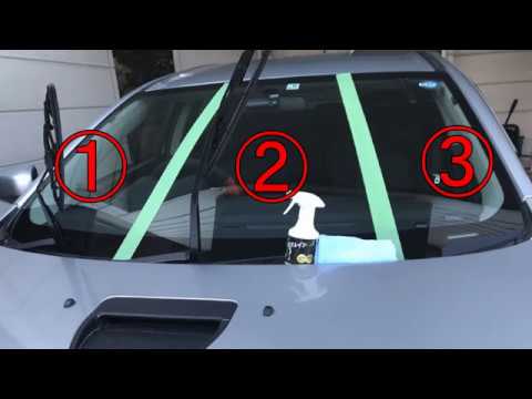 ウィンドウピカピカレインの対油膜効果 Youtube