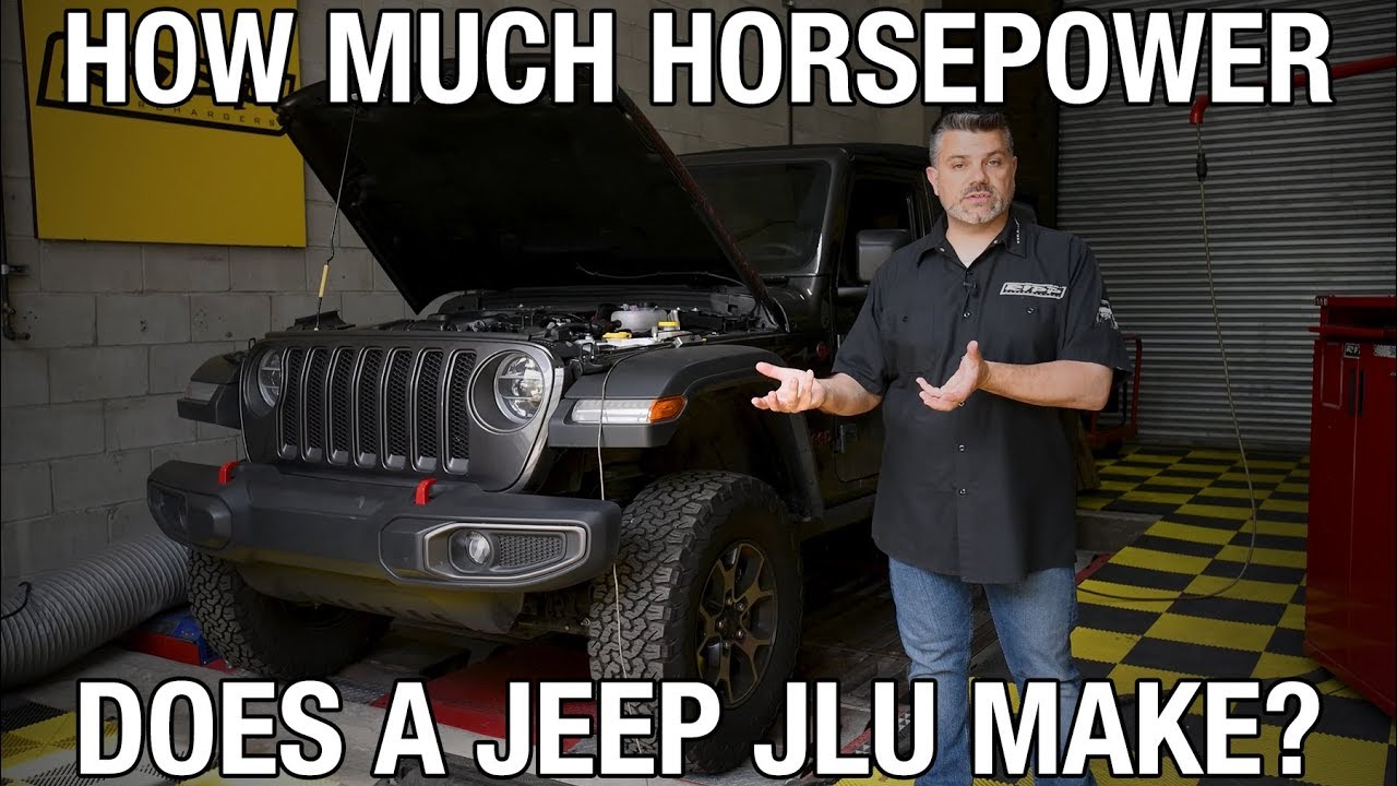 2018 Jeep JLU Wrangler on the Dyno