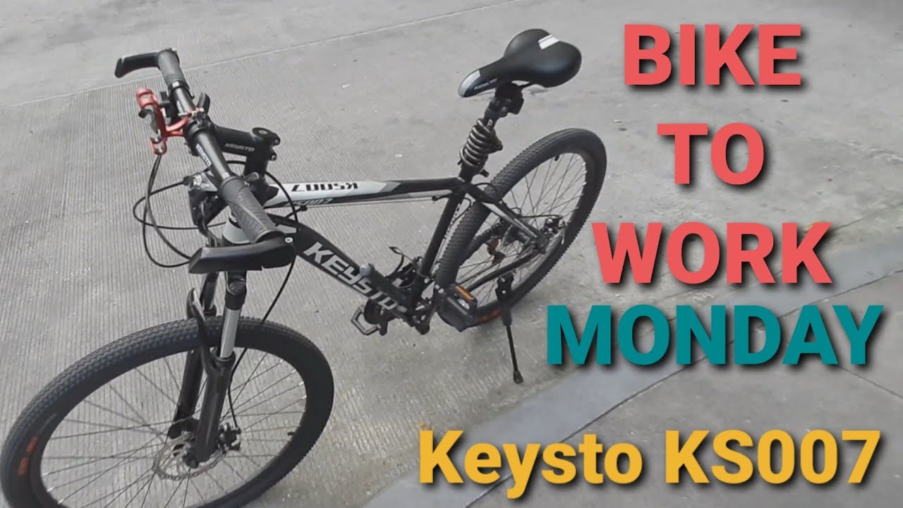 BIKE TO WORK using Keysto KS007 (Steel Frame) | January 11, 2021
